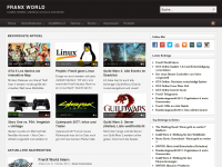 Screenshot des Blogs FranX World