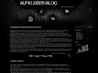 Screenshot des Blogs Aufkleberblog
