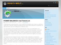 Screenshot des Blogs Hugi’s Welt