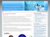 Screenshot des Blogs Empfehlungsmarketing-Blog