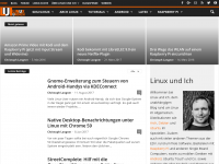 Screenshot des Blogs Linux und Ich