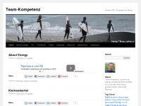 Screenshot des Blogs Team Kompetenz