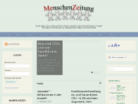 Screenshot des Blogs MenschenZeitung