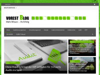 Screenshot des Blogs Qualitätsmanagement und Six Sigma Blog