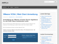 Screenshot des Blogs Amrila