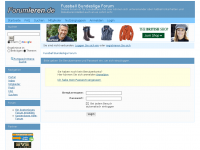 Screenshot des Blogs Fussball Bundesliga Forum