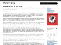 Screenshot des Blogs Mohart’s Blog