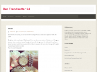 Screenshot des Blogs Der Trendsetter, wissen was angesagt ist