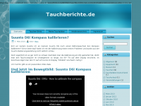 Screenshot des Blogs Tauchberichte.de