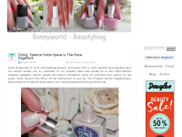 Screenshot des Blogs Bonnyworld