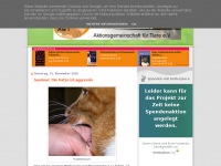 Screenshot des Blogs AG Tiere Blog