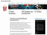 Screenshot des Blogs Kino-Filme-Info