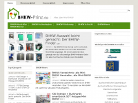 Screenshot des Blogs BHKW-Prinz.de