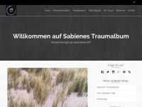 Screenshot des Blogs Sabienes Traumalbum