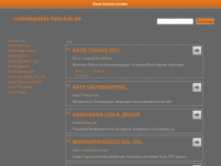 Screenshot des Blogs Cote de Pablo Fanclub