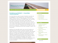 Screenshot des Blogs Massivholzmöbel Blog