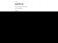 Screenshot des Blogs AppHilfe