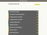 Screenshot des Blogs Schoofscheiss.de
