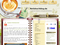 Screenshot des Blogs Notizbuchblog.de