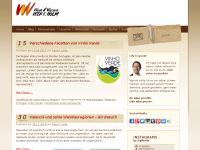 Screenshot des Blogs Aus der Weinwelt von Wein & Wissen …