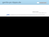 Screenshot des Blogs Gertis PC Tipps