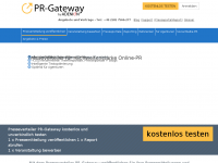 Screenshot des Blogs PR-Blog zur Online-PR