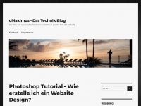 Screenshot des Blogs OMaximus – Der Technik Blog