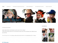 Screenshot des Blogs Jonas Mädel – Babyblog