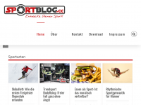 Screenshot des Blogs SPORTBLOG.CC