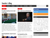 Screenshot des Blogs Sascha-Blog
