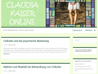 Screenshot des Blogs Blogging for Science