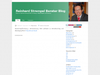 Screenshot des Blogs Reinhard Strempel Berater Blog