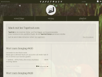 Screenshot des Blogs Tapefruit