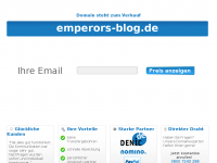 Screenshot des Blogs Emperors Blog