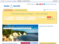 Screenshot des Blogs Sander Touristik – Urlaubsblog