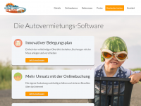 Screenshot des Blogs autovermietung-software