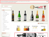 Screenshot des Blogs Weinblog des Wein-Outlets Hamburg