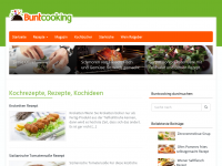 Screenshot des Blogs buntcooking