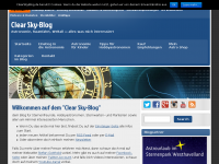 Screenshot des Blogs Clear Sky Blog