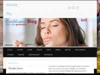 Screenshot des Blogs KochLand – Kochen, Geniessen, Feiern