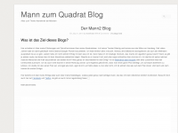 Screenshot des Blogs Mann²