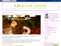Screenshot des Blogs Kreative Küche