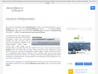 Screenshot des Blogs AddiscoVideo