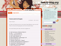 Screenshot des Blogs Beauty-Blog