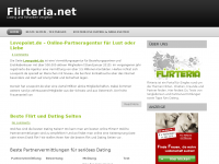 Screenshot des Blogs Flirteria