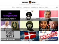 Screenshot des Blogs EuropeNews, die europäische Presseschau
