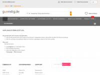 Screenshot des Blogs www.guenstig.de Kaufberater Blog