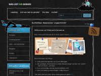 Screenshot des Blogs Was lest ihr gerade