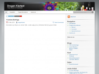 Screenshot des Blogs Drogen Klartext