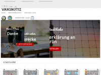 Screenshot des Blogs Wandnotiz